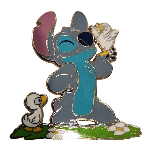 Disney Jewelry - Disney Pin STITCH TALKS TO DUCKLINGS PP Preproduction Sample Proof LE 00009